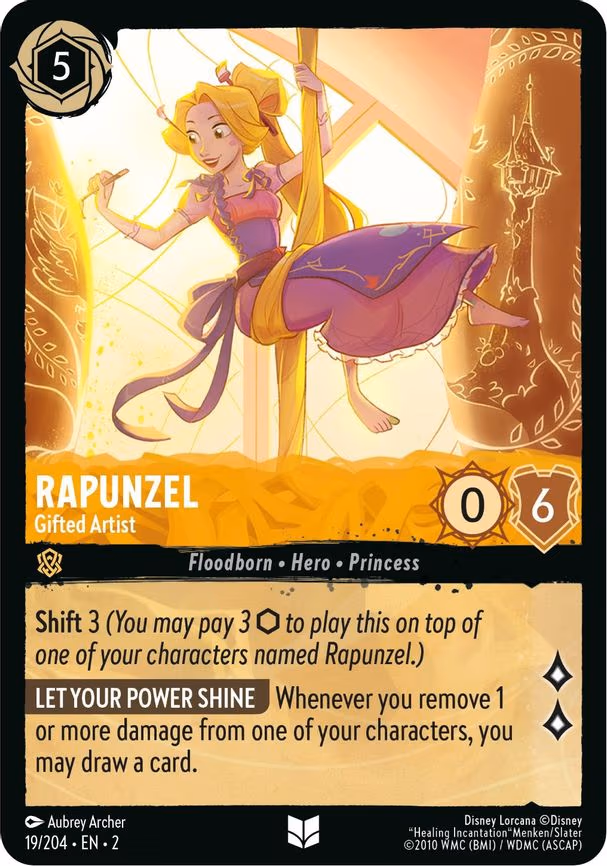 Rapunzel - Gifted Artist - Uncommon (19/204)
