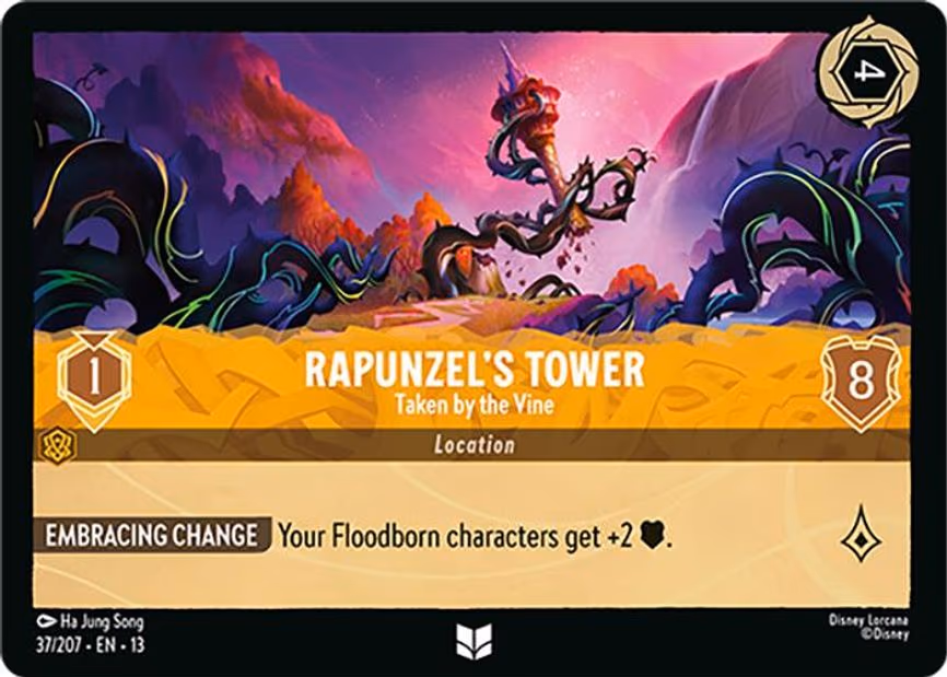 Rapunzel's Tower - Taken by the Vine - Uncommon (37/204)