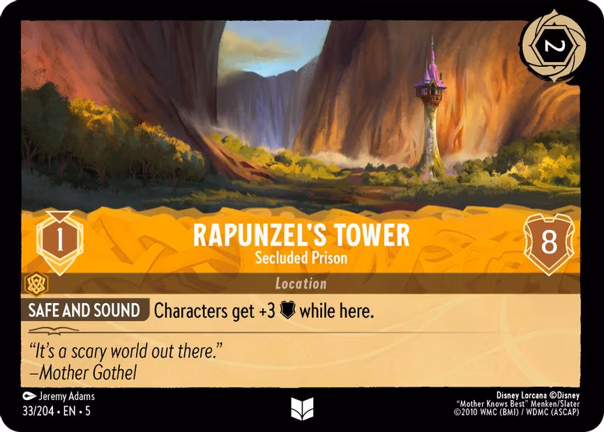 Rapunzel's Tower - Secluded Prison - Uncommon (33/204)