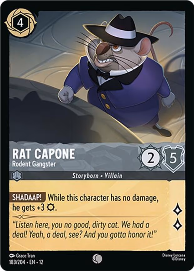 Rat Capone - Rodent Gangster - Common (183/204)