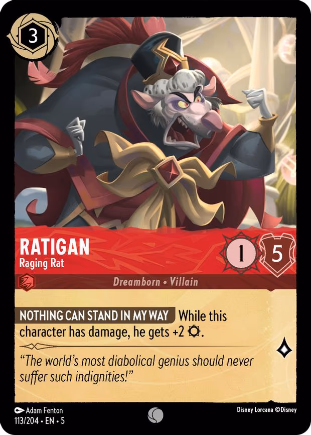 Ratigan - Raging Rat - Common (113/204)