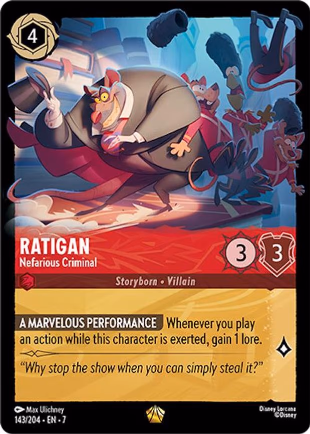 Ratigan - Nefarious Criminal - Legendary (143/204)