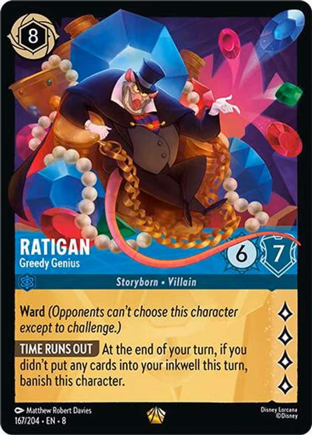 Ratigan - Greedy Genius - Legendary (167/204)