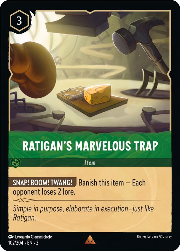 Ratigan's Marvelous Trap - Rare (102/204)