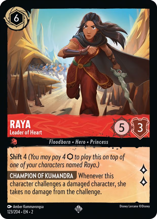 Raya - Leader of Heart - Super Rare (123/204)
