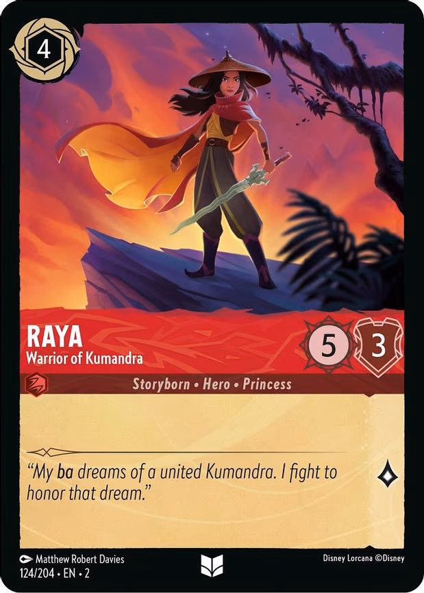 Raya - Warrior of Kumandra - Uncommon (124/204)