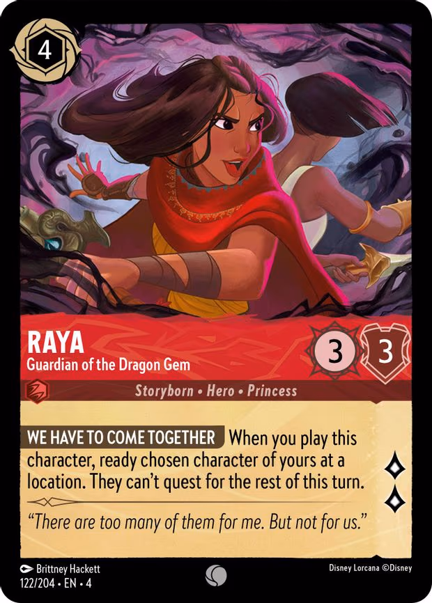 Raya - Guardian of the Dragon Gem - Common (122/204)