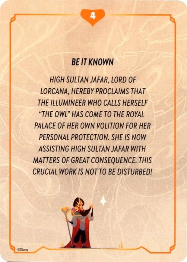 Reign of Jafar Lore Card - None