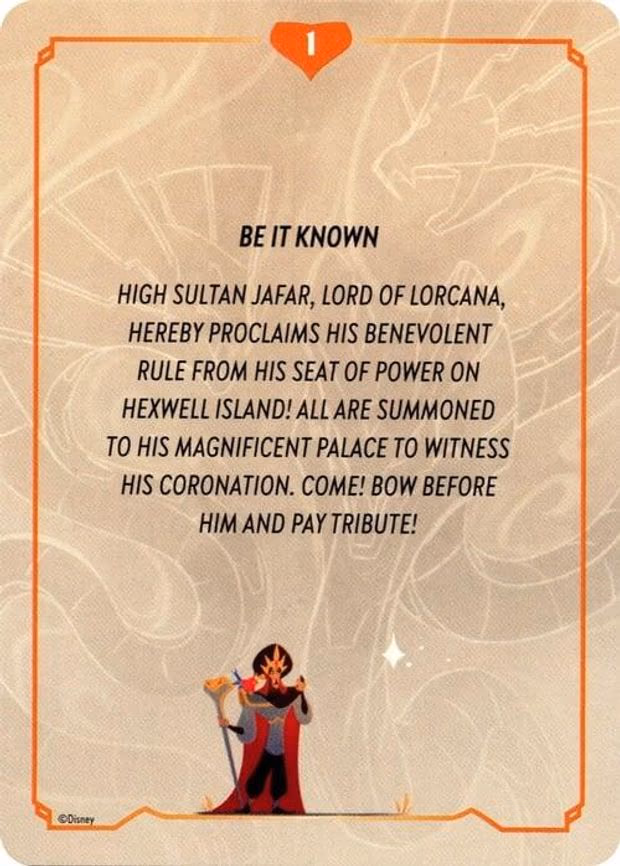 Reign of Jafar Lore Card - None