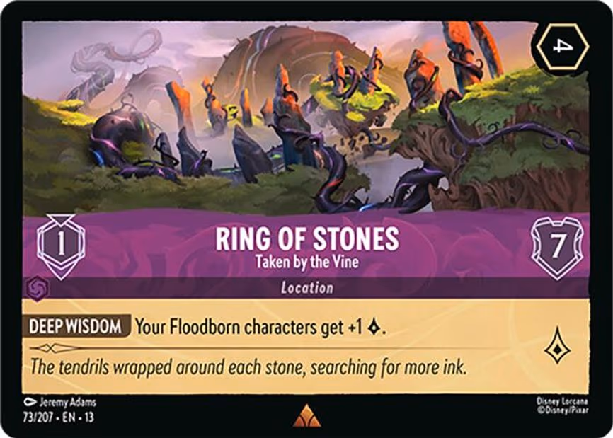 Ring of Stones - Taken by the Vine - Rare (73/204)