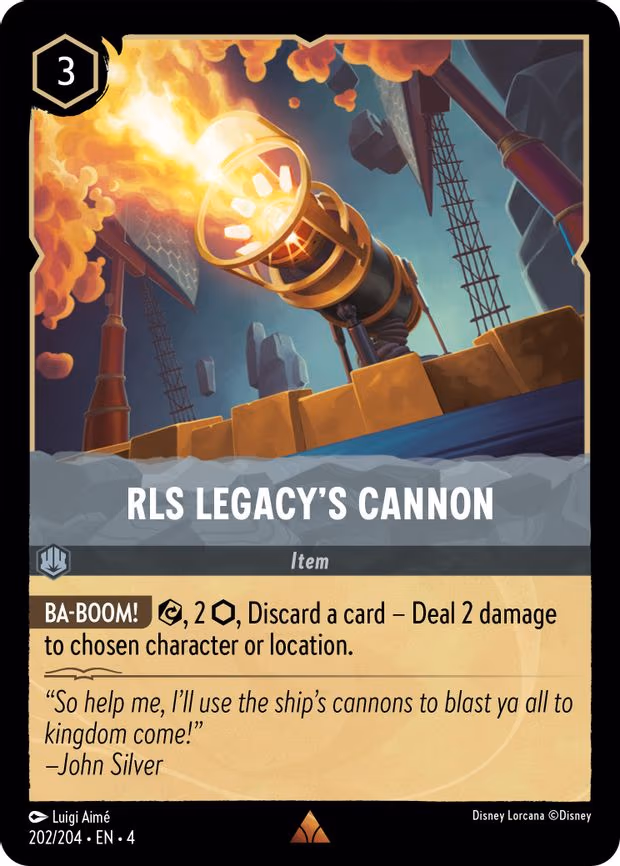 RLS Legacy's Cannon - Rare (202/204)