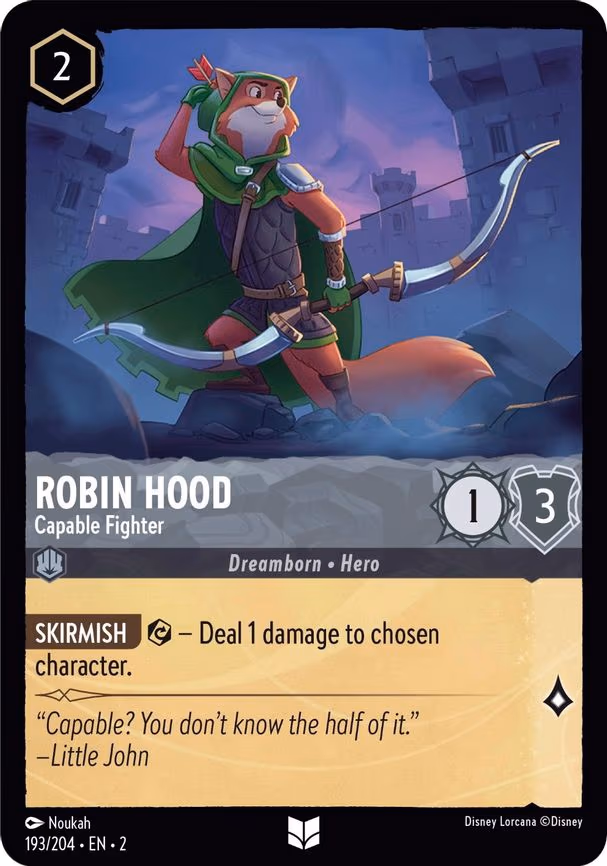 Robin Hood - Capable Fighter - Uncommon (193/204)