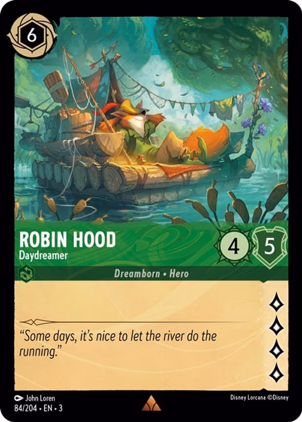 Robin Hood - Daydreamer - Rare (84/204)
