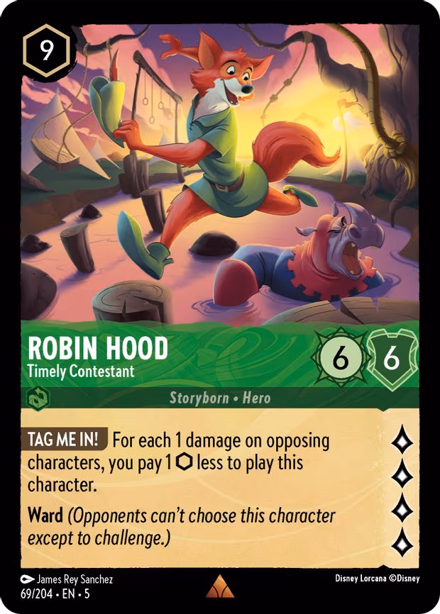 Robin Hood - Timely Contestant - Rare (69/204)