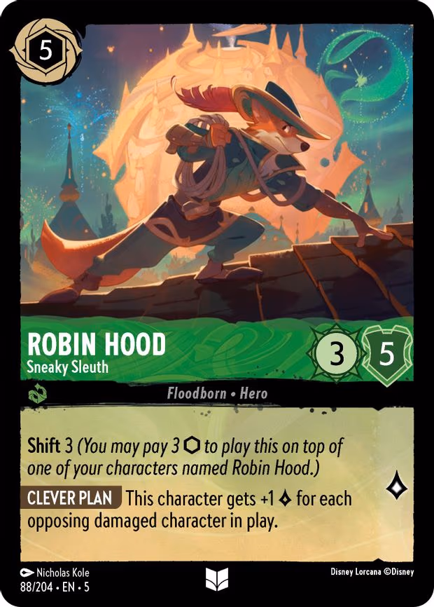 Robin Hood - Sneaky Sleuth - Uncommon (88/204)