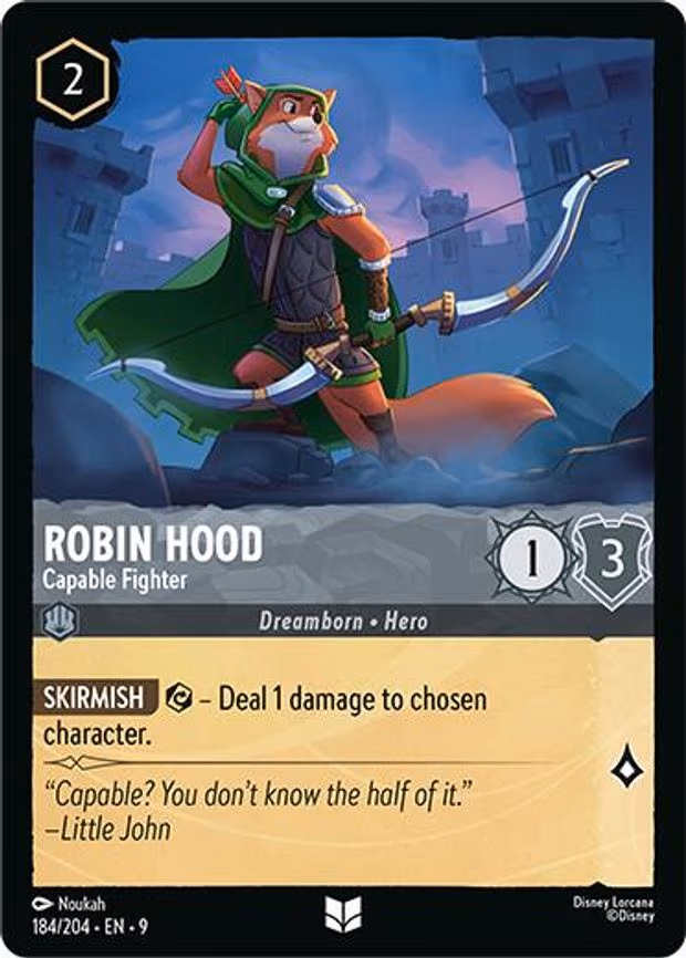 Robin Hood - Capable Fighter - Uncommon (184/204)