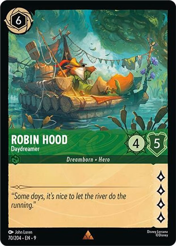 Robin Hood - Daydreamer - Rare (70/204)