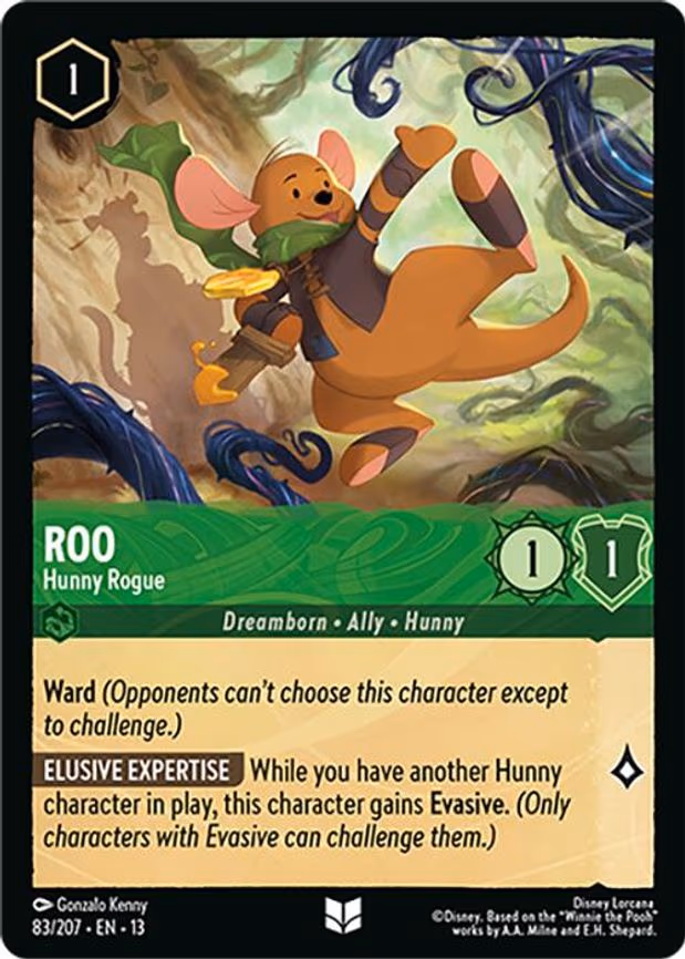 Roo - Hunny Rogue - Uncommon (83/204)