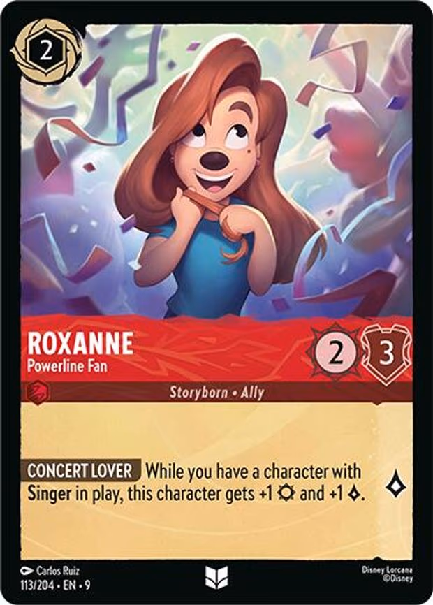 Roxanne - Powerline Fan - Uncommon (113/204)