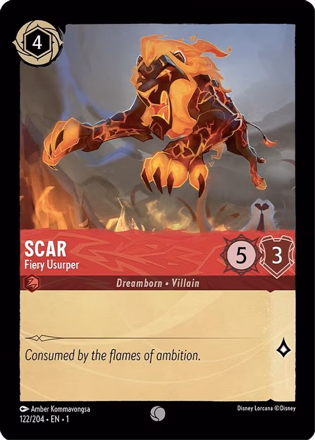 Scar - Fiery Usurper - Common (122/204)