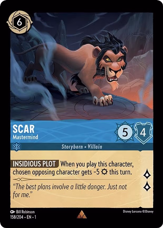 Scar - Mastermind - Rare (158/204)