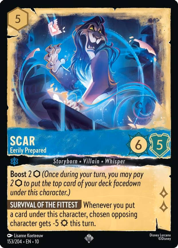 Scar - Eerily Prepared - Super Rare (153/204)