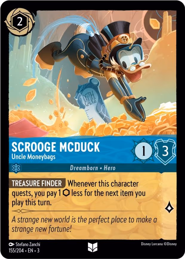 Scrooge McDuck - Uncle Moneybags - Uncommon (155/204)