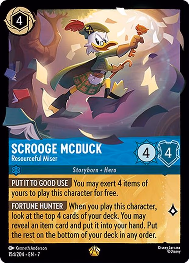 Scrooge McDuck - Resourceful Miser - Legendary (154/204)