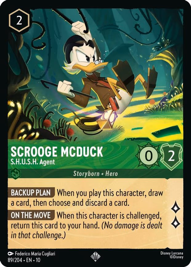 Scrooge McDuck - S.H.U.S.H. Agent - Super Rare (89/204)