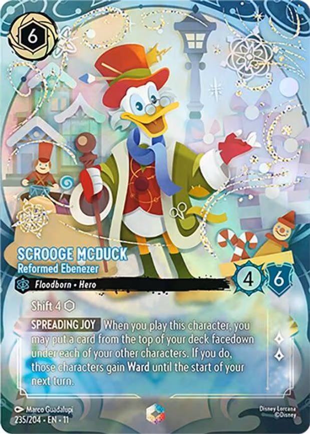 Scrooge McDuck - Reformed Ebenezer (Enchanted) - Enchanted (235/204)