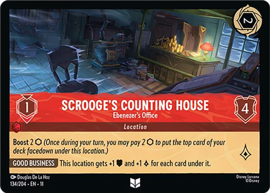 Scrooge's Counting House - Ebenezer's Office - Uncommon (134/204)