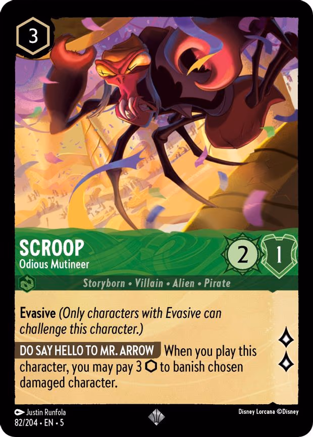 Scroop - Odious Mutineer - Super Rare (82/204)
