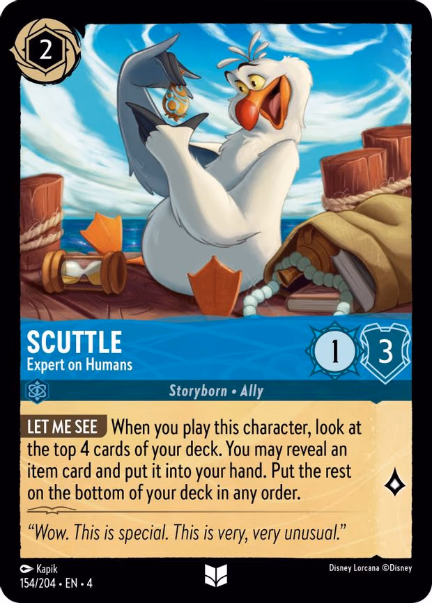 Scuttle - Expert on Humans - Uncommon (154/204)