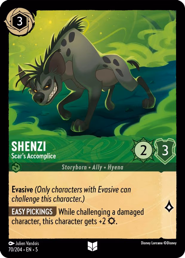Shenzi - Scar's Accomplice - Uncommon (70/204)