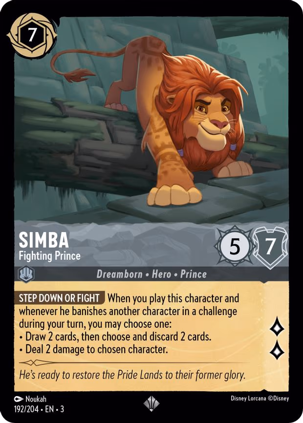 Simba - Fighting Prince - Super Rare (192/204)