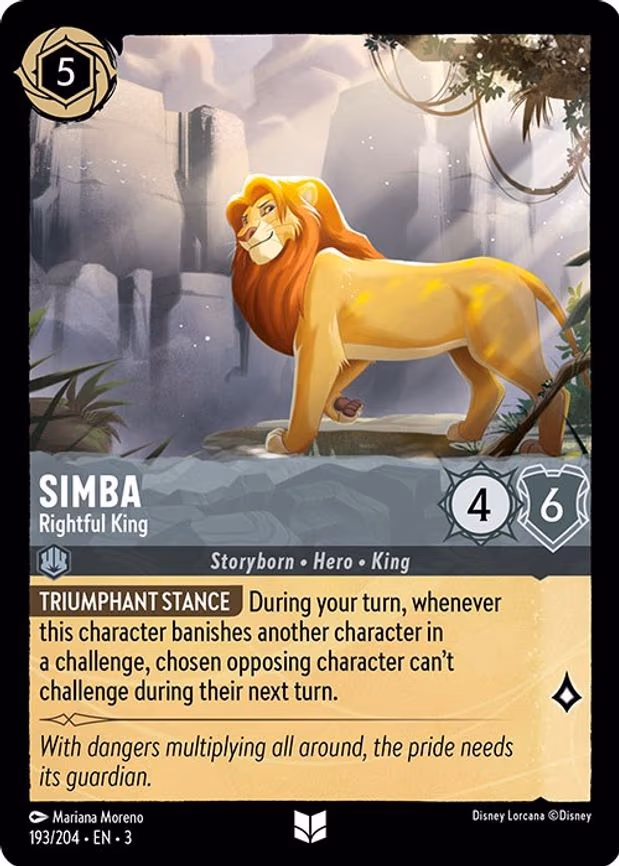 Simba - Rightful King - Uncommon (193/204)