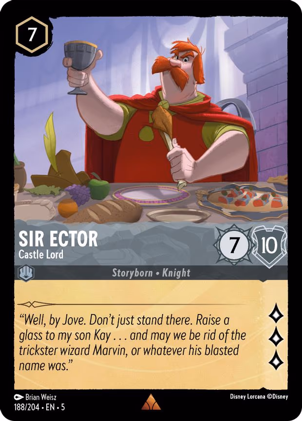 Sir Ector - Castle Lord - Rare (188/204)
