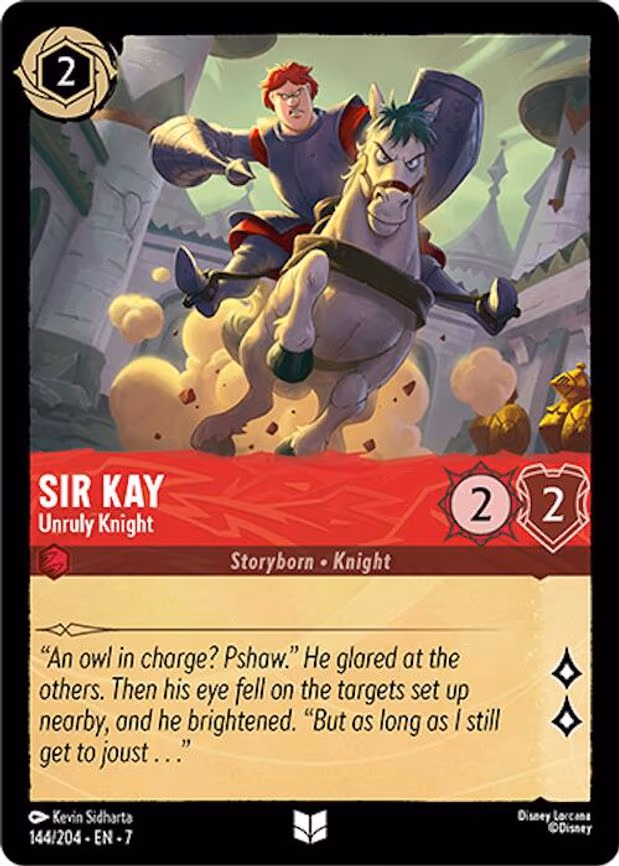 Sir Kay - Unruly Knight - Uncommon (144/204)