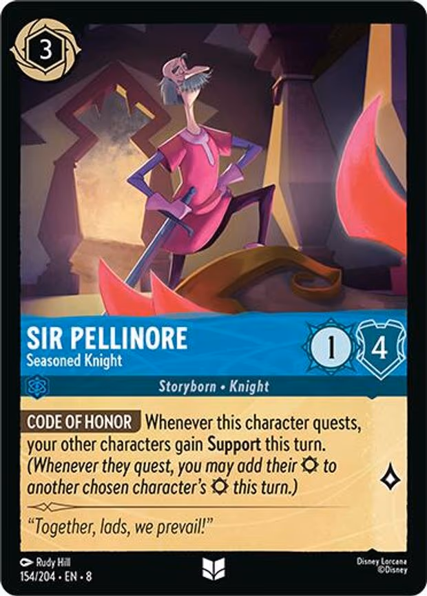 Sir Pellinore - Seasoned Knight - Uncommon (154/204)
