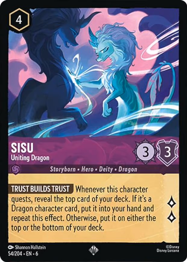 Sisu - Uniting Dragon - Super Rare (54/204)
