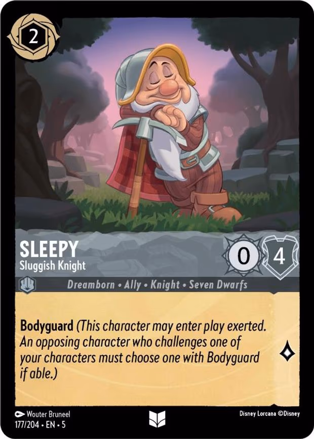 Sleepy - Sluggish Knight - Uncommon (177/204)