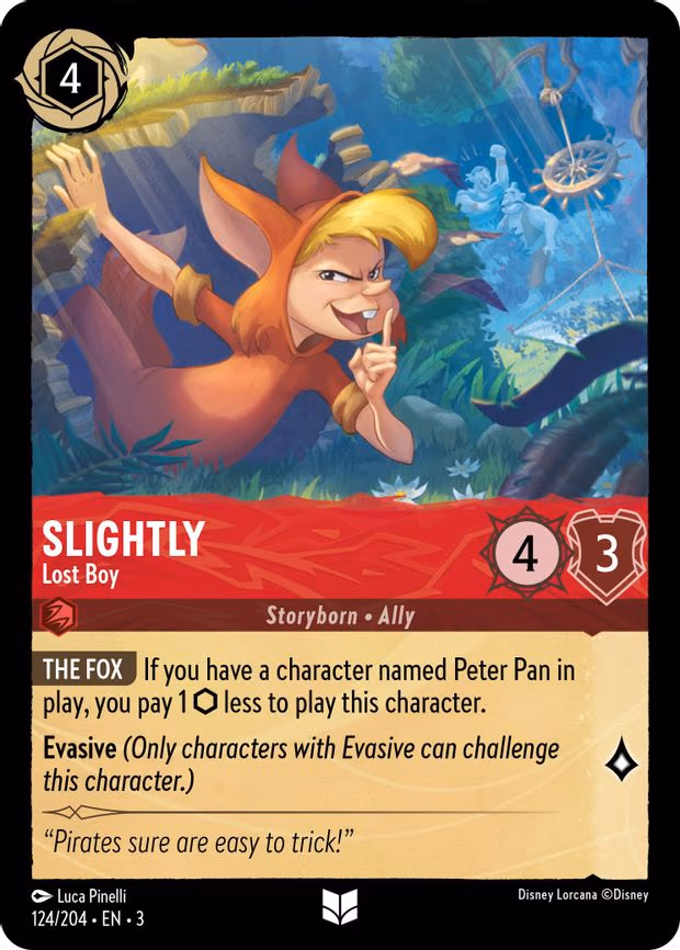 Slightly - Lost Boy - Uncommon (124/204)