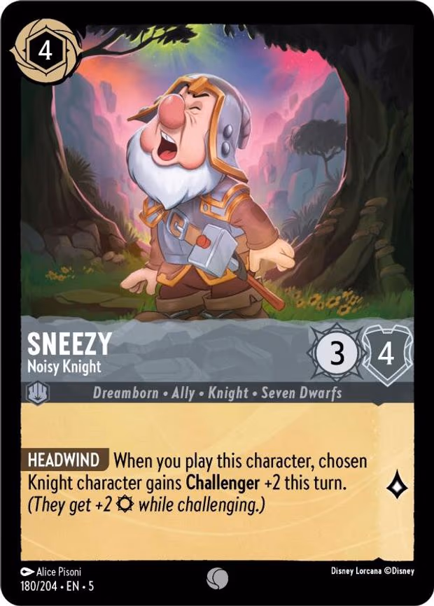 Sneezy - Noisy Knight - Common (180/204)