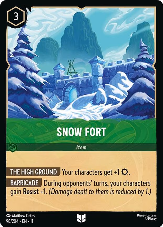 Snow Fort - Uncommon (98/204)