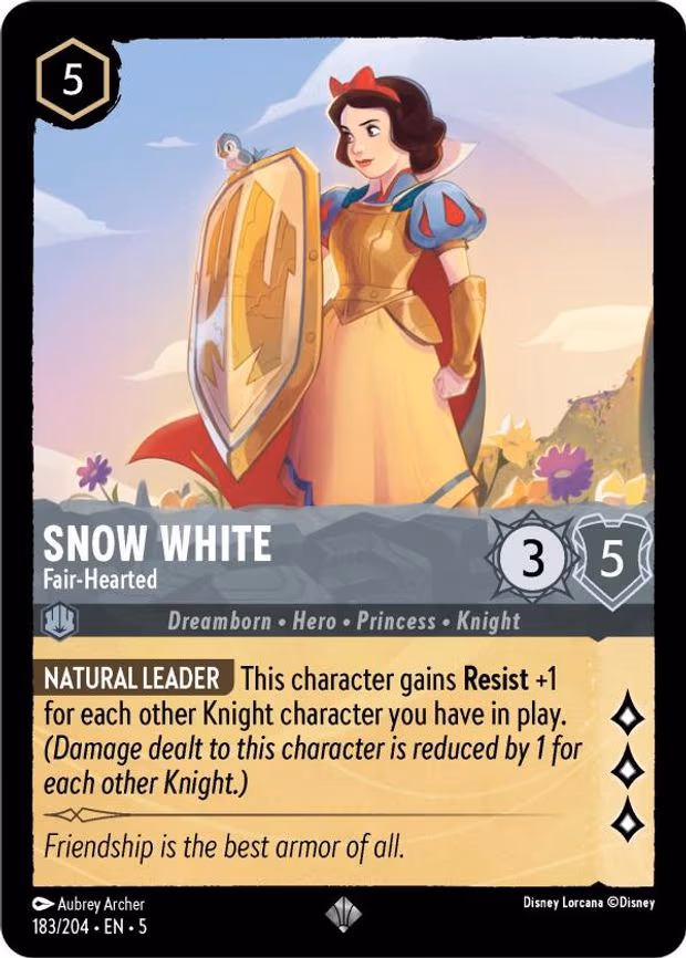 Snow White - Fair-Hearted - Super Rare (183/204)