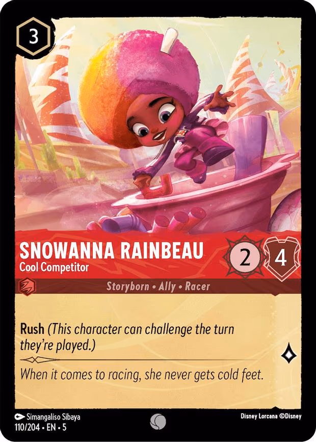 Snowanna Rainbeau - Cool Competitor - Common (110/204)