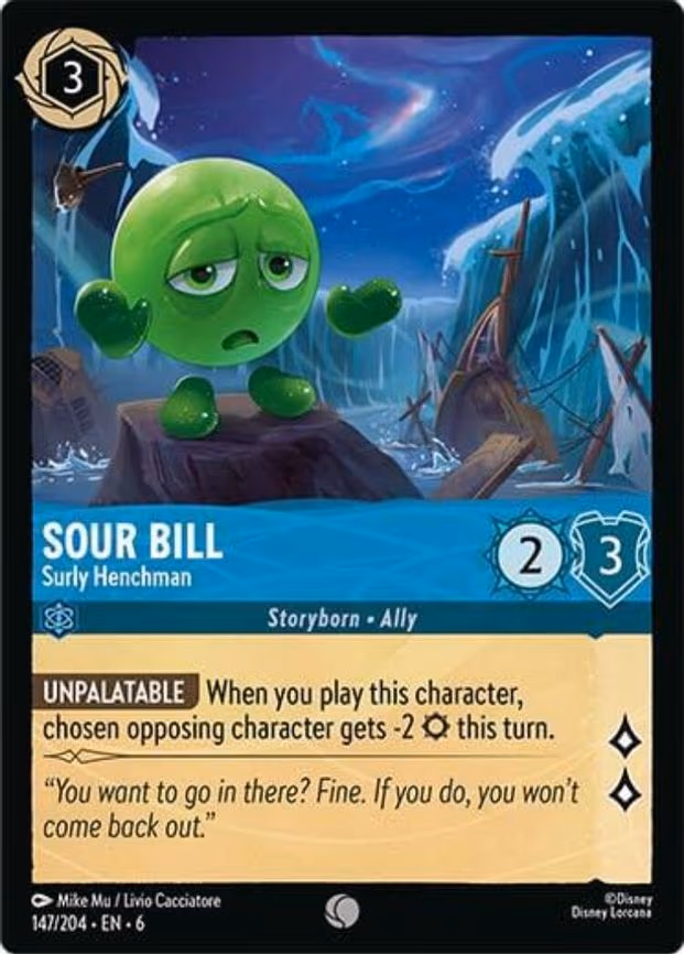 Sour Bill - Surly Henchman - Common (147/204)