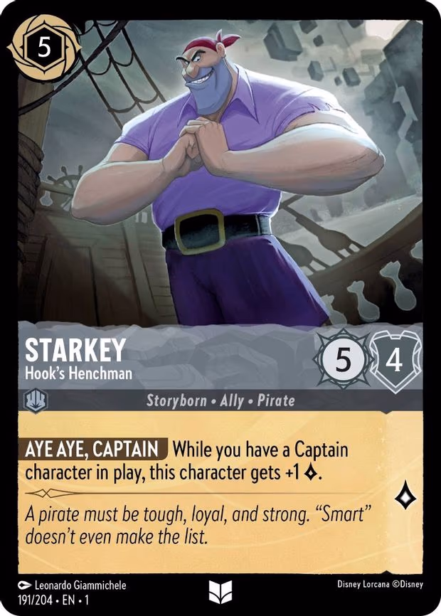 Starkey - Hook's Henchman - Uncommon (191/204)