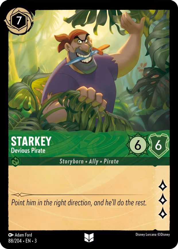 Starkey - Devious Pirate - Uncommon (88/204)