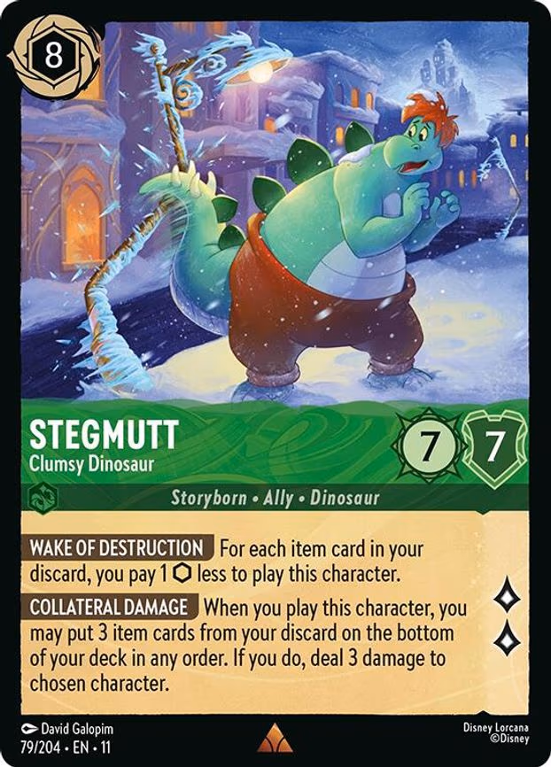 Stegmutt - Clumsy Dinosaur - Rare (79/204)